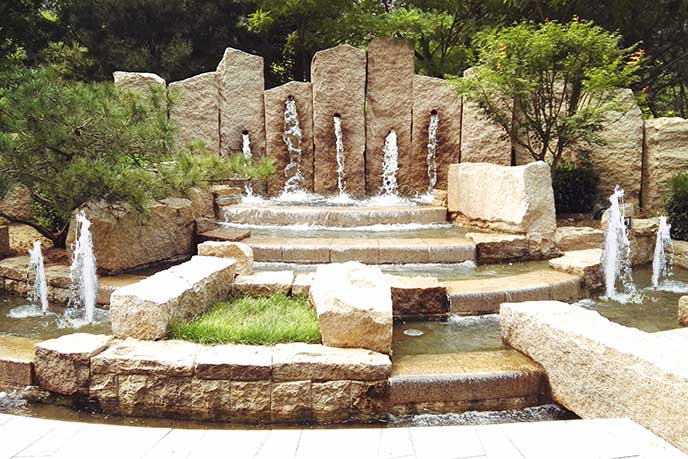 制作假山喷泉都可以用什么石料